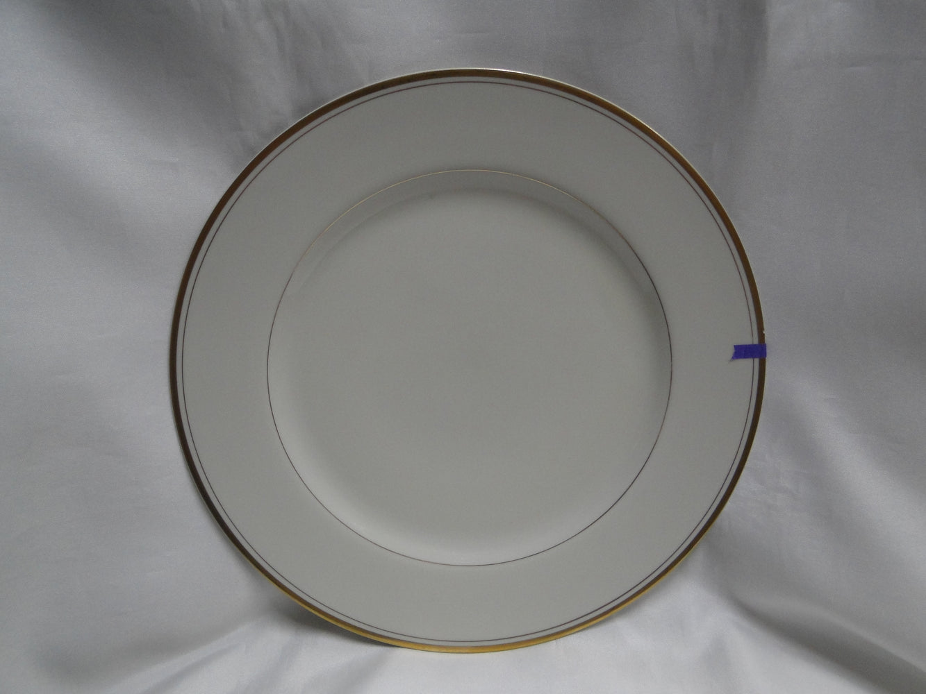 Fitz & Floyd Palais Buff, Gold Trim & Verge: Dinner Plate, 10 1/4", As Is