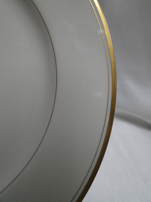Fitz & Floyd Palais Buff, Gold Trim & Verge: Dinner Plate, 10 1/4", As Is