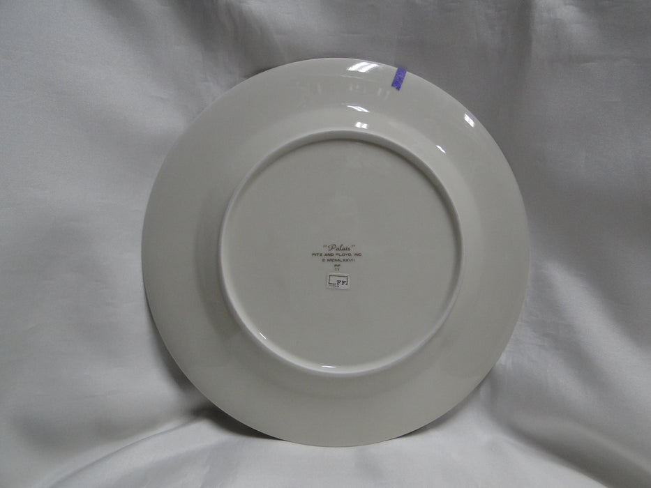 Fitz & Floyd Palais Buff, Gold Trim & Verge: Dinner Plate, 10 1/4", As Is