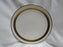 Flintridge Theme, Wide Gold Band on Ivory, Coupe Shape: Dinner Plate (s) 10 3/4"