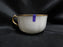 Redon, M (PL Limoges), White w/ Panels, Thick Gold: Cup & Saucer Set, 2", As Is