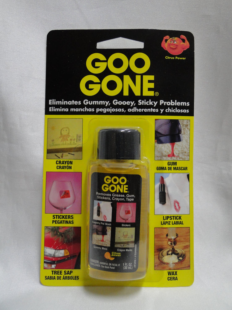 Goo Gone: Removes Grease, Gum, Stickers, Crayon & Tape, Citrus Power, 1 oz