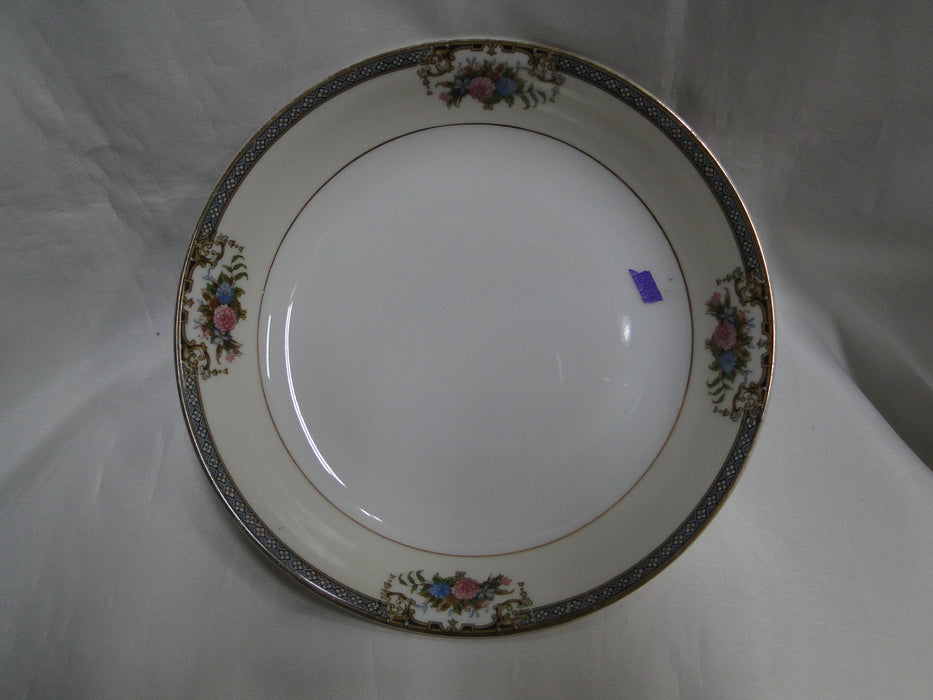 Noritake Grasmere 76567, Florals, Urns: Coupe Soup Bowl, 7 3/8"