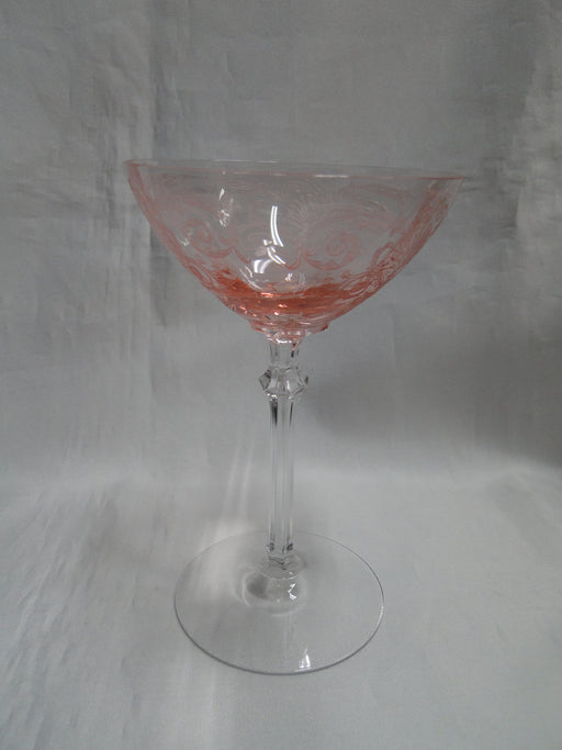 Fostoria Versailles Pink, Etched: Champagne / Tall Sherbet (s), 6" Tall