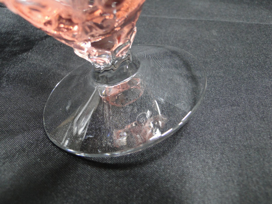Fostoria Versailles Pink, Etched: Oyster / Fruit Cocktail (s), 3 3/4" Tall
