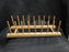 Bartelt (USA) Wooden Display Rack for Eight Plates OR Lids, 14" Long