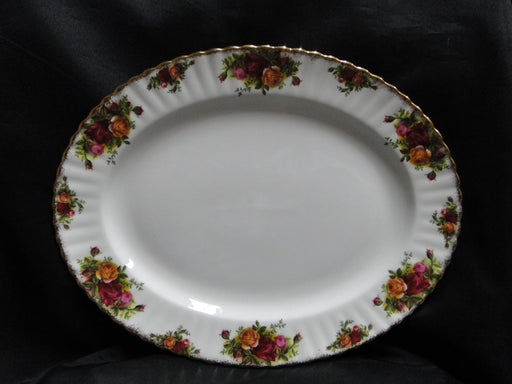 Royal Albert Old Country Roses, England: Oval Serving Platter, 15" x 11 3/4"