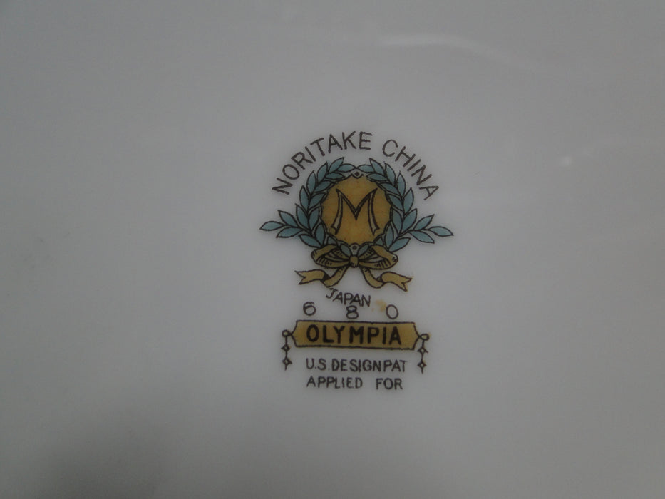 Noritake Olympia, 680, Yellow & Green Leaves: Dinner Plate, 10", As Is