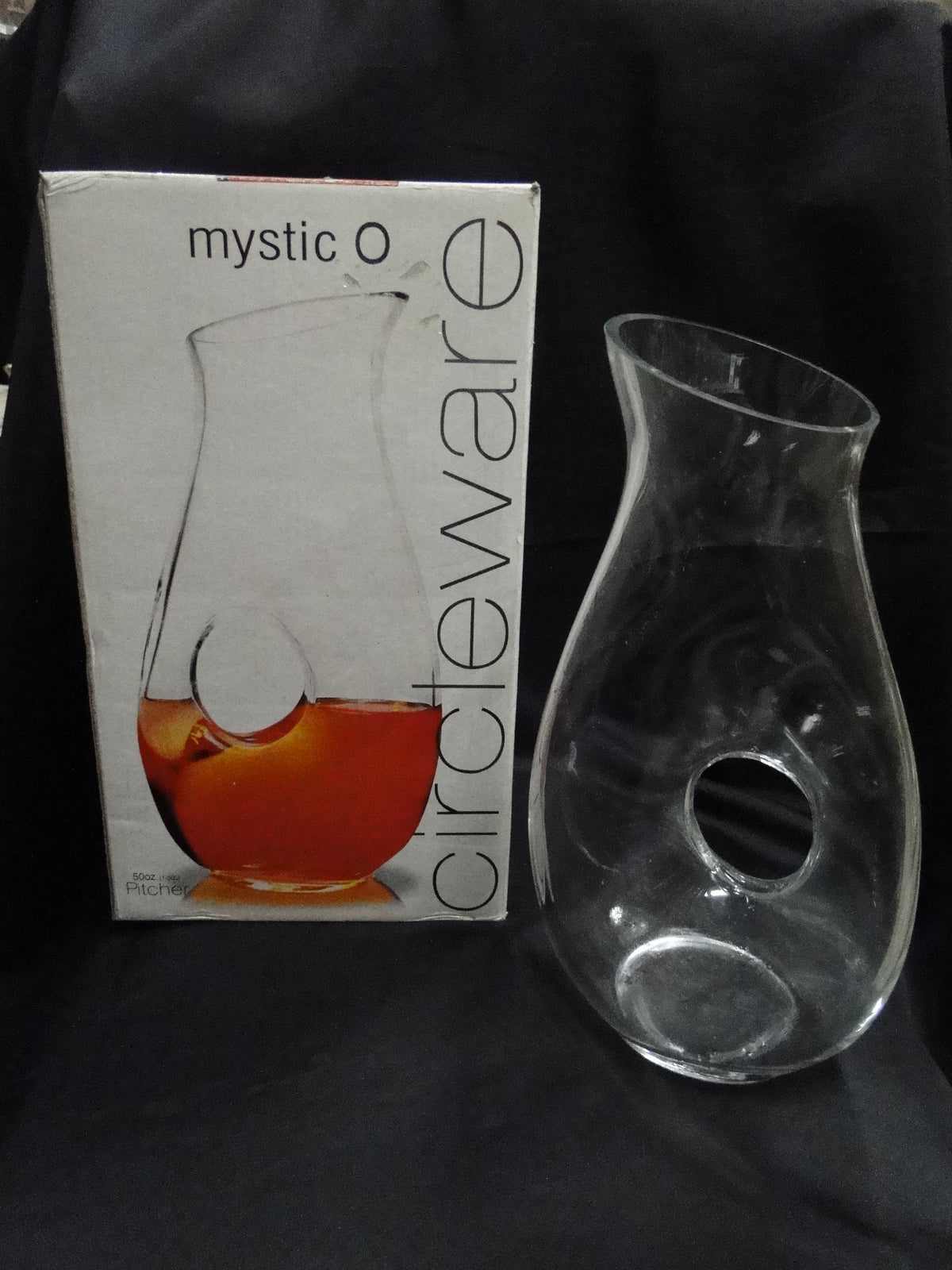 Circleware Mystic O, Clear, Smooth: Serving Pitcher, 11 5/8