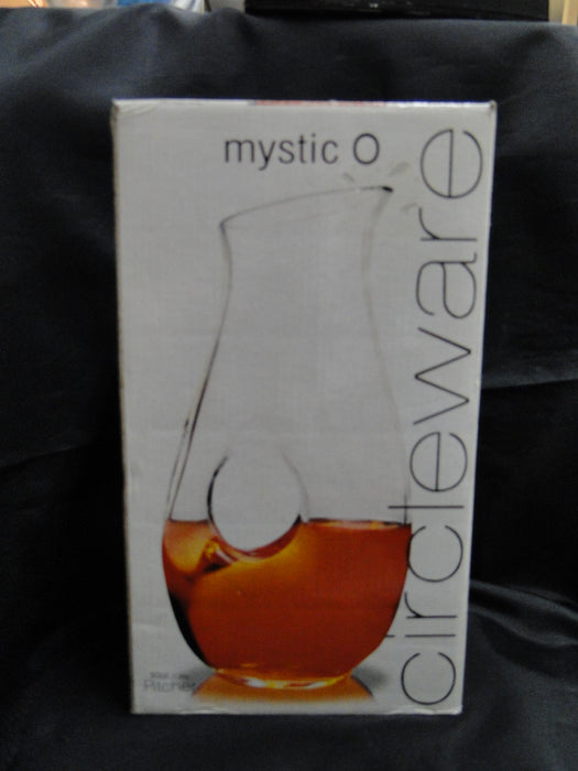 Circleware Mystic O, Clear, Smooth: Serving Pitcher, 11 5/8" Tall, 50 oz, Box