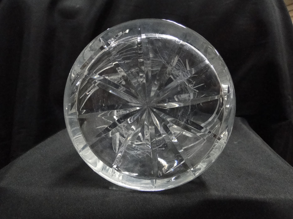 Clear w/ Cut Spinning Stars: Decanter & Stopper, 15 3/4" Tall -- CR#052