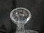 Clear w/ Cut Spinning Stars: Decanter & Stopper, 15 3/4" Tall -- CR#052