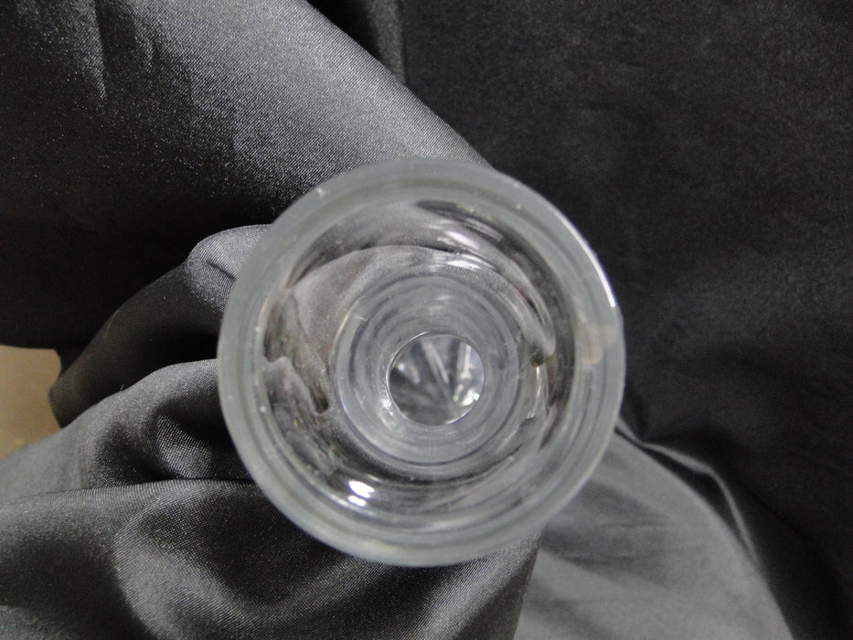 Clear w/ Cut Spinning Stars: Decanter & Stopper, 15 3/4" Tall -- CR#052
