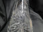 Clear w/ Cut Spinning Stars: Decanter & Stopper, 15 3/4" Tall -- CR#052