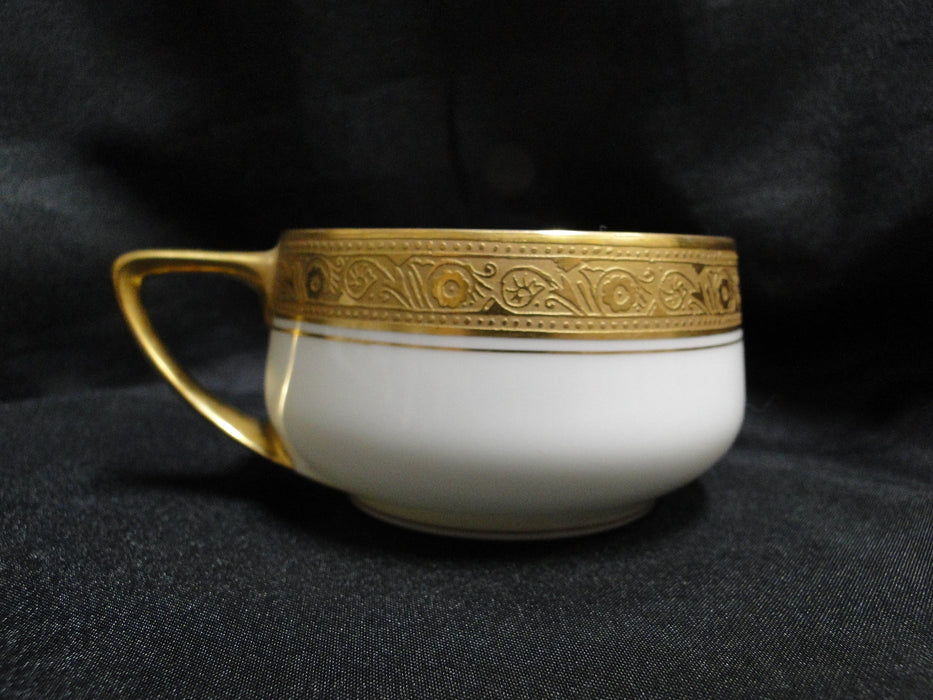 Pfeiffer & Lowenstein Antoinette, Encrusted Gold: Cup & Saucer Set (s), 1 7/8"