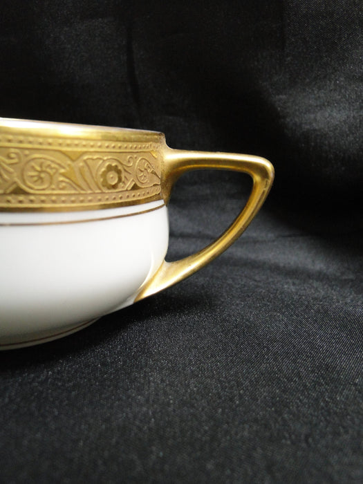 Pfeiffer & Lowenstein Antoinette, Encrusted Gold: Cup & Saucer Set (s), 1 7/8"