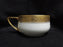 Pfeiffer & Lowenstein Antoinette, Encrusted Gold: Cup & Saucer Set, 1 7/8", Nick