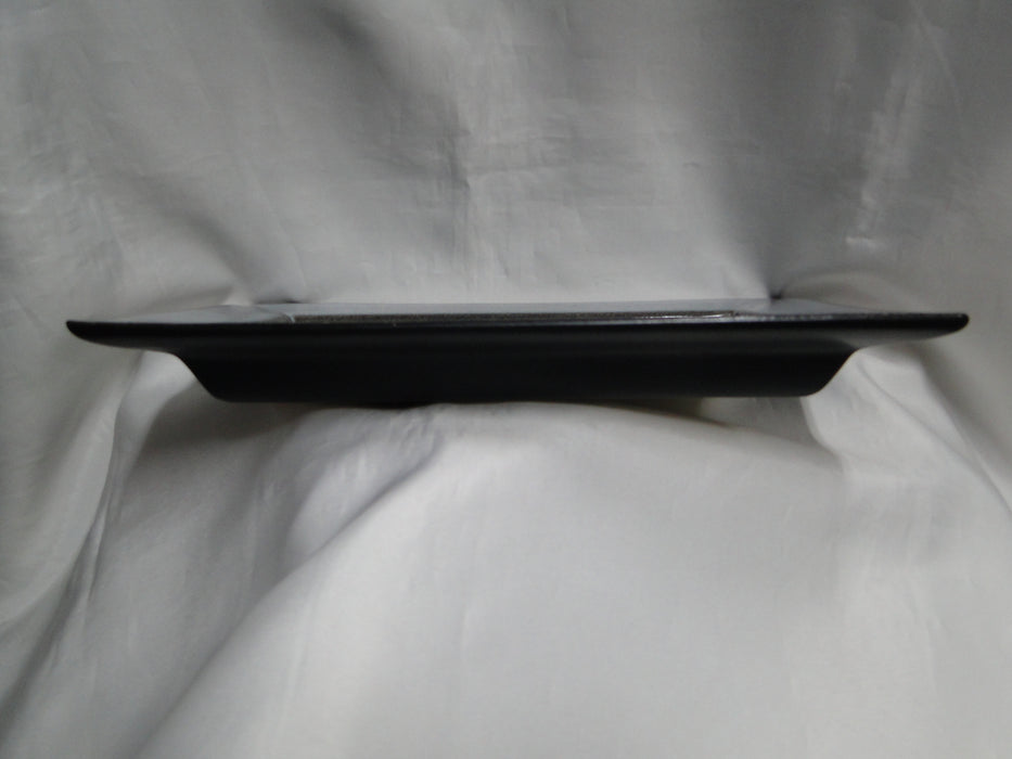 Jars Tourron Gris Ecorce, Blue/Grey & Black: Rectangular Platter (s), 11 7/8"