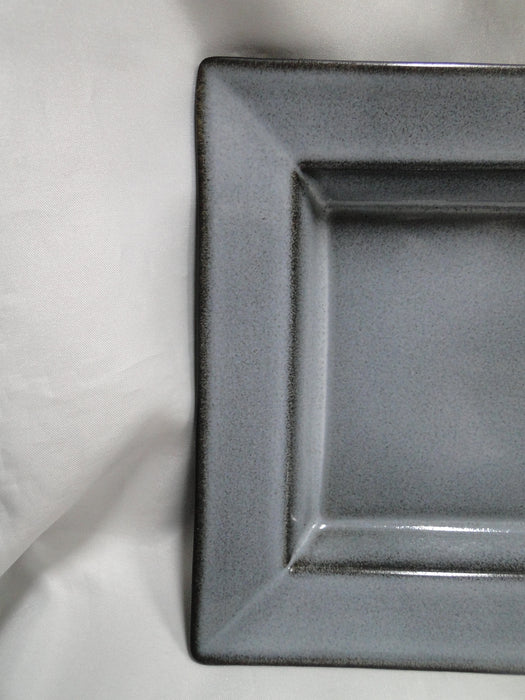 Jars Tourron Gris Ecorce, Blue/Grey & Black: Rectangular Platter (s), 11 7/8"