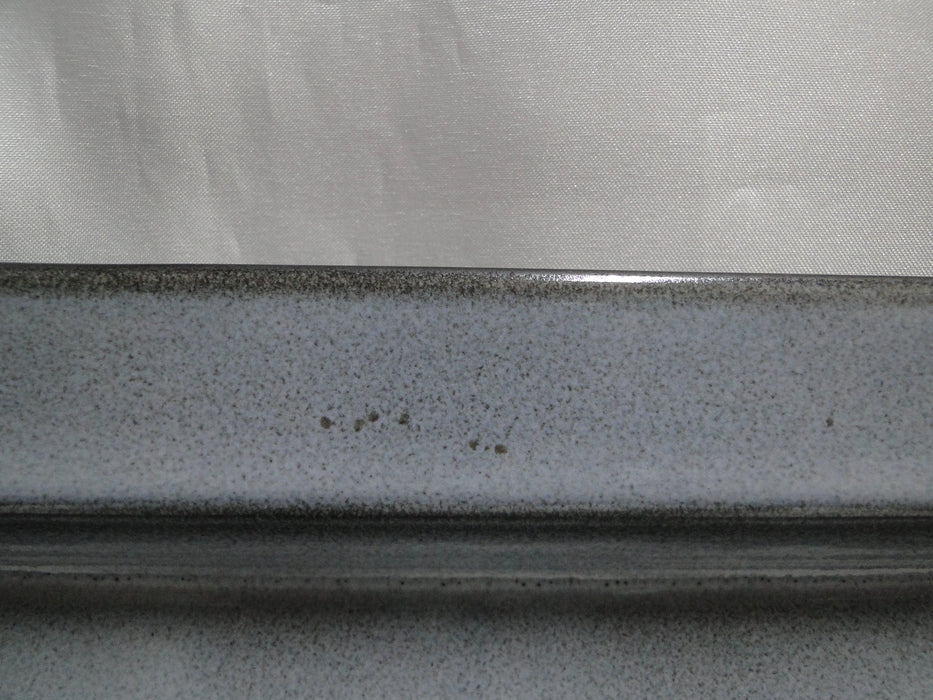 Jars Tourron Gris Ecorce, Blue/Grey & Black: Rectangular Platter (s), 11 7/8"