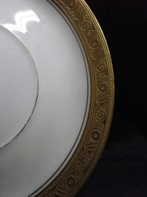Pfeiffer & Lowenstein Antoinette, Encrusted Gold: 5 1/2" Saucer Only, No Cup