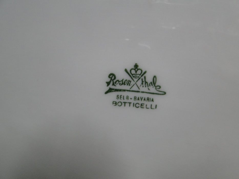 Rosenthal Botticelli Shape, Gold Leaves: Oval Serving Bowl & Lid & Handles