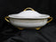 Rosenthal Botticelli Shape, Gold Leaves: Oval Serving Bowl & Lid & Handles