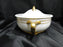 Rosenthal Botticelli Shape, Gold Leaves: Oval Serving Bowl & Lid & Handles