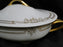 Rosenthal Botticelli Shape, Gold Leaves: Oval Serving Bowl & Lid & Handles