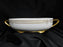 Rosenthal Botticelli Shape, Gold Leaves: Oval Serving Bowl & Lid & Handles