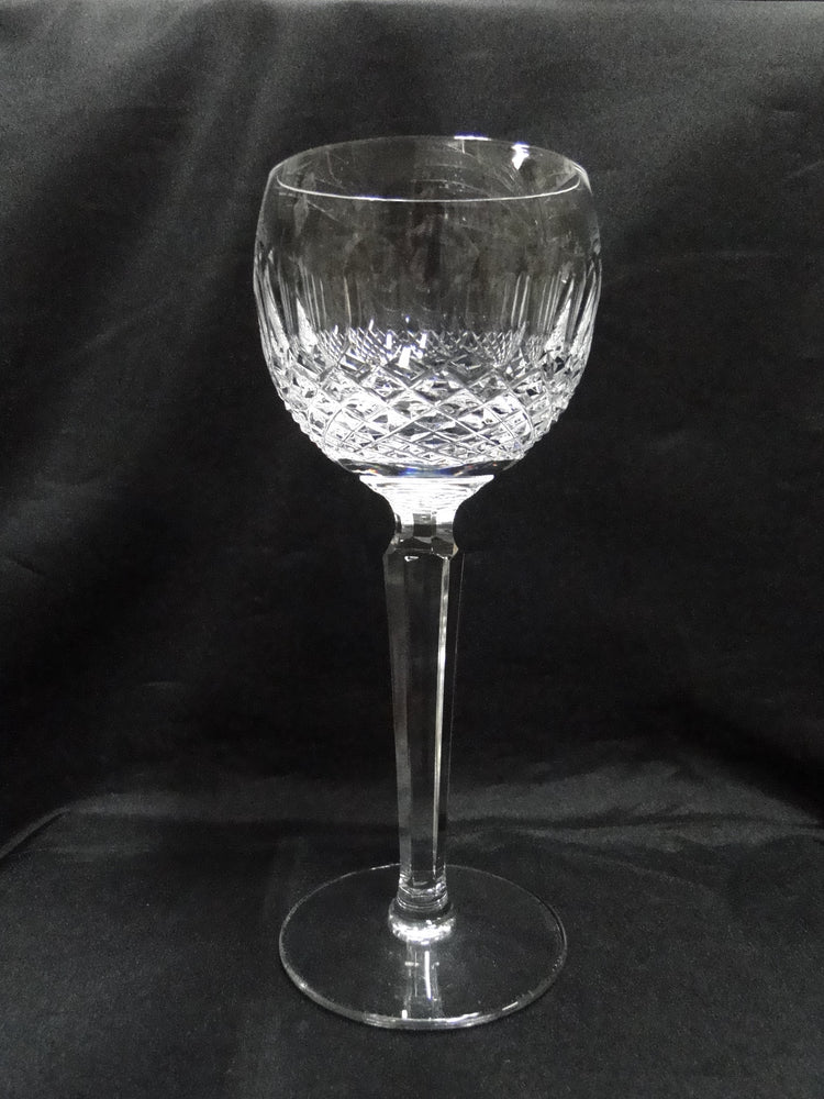 Waterford Crystal Colleen, Tall Stem, Thumbprints: Hock Wine (s), 7 3/8" Tall, As Is