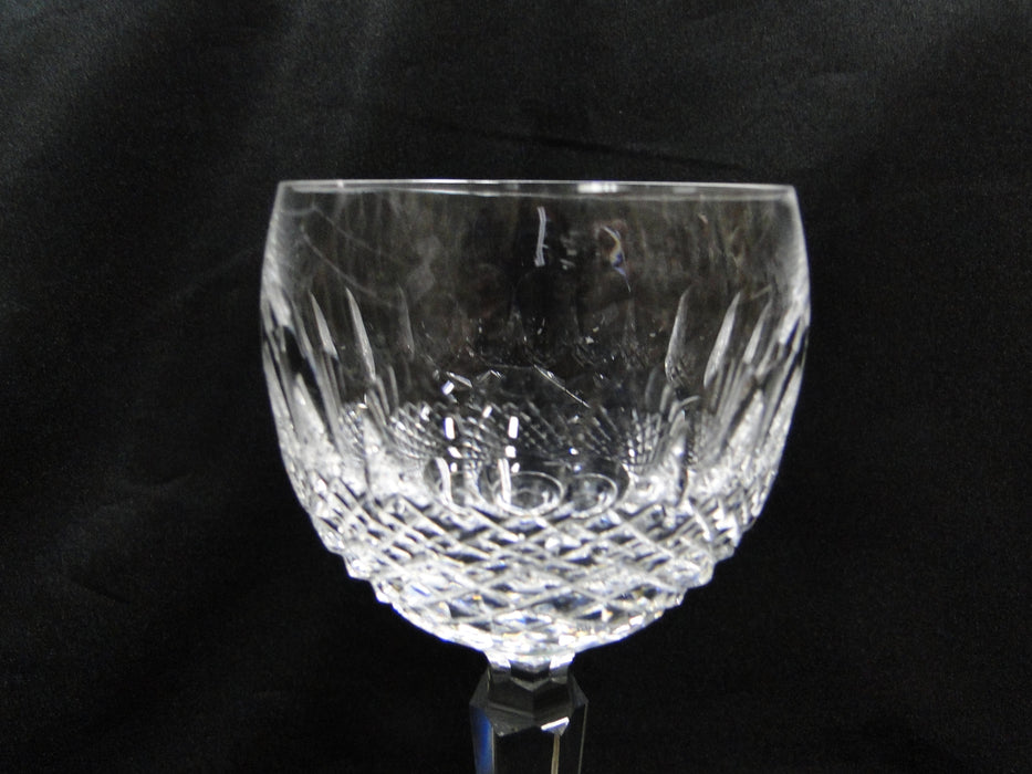 Waterford Crystal Colleen, Tall Stem, Thumbprints: Hock Wine (s), 7 3/8" Tall, As Is
