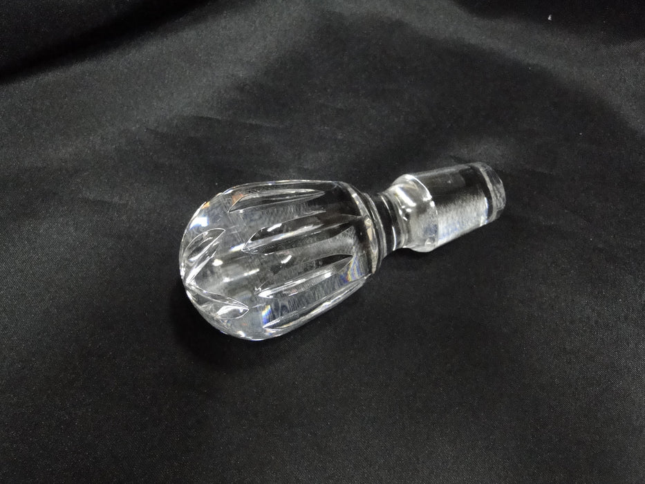 Waterford Crystal Colleen, Thumbprints: Brandy Decanter & Stopper, 13" Tall