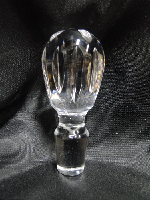 Waterford Crystal Colleen, Thumbprints: Brandy Decanter & Stopper, 13" Tall