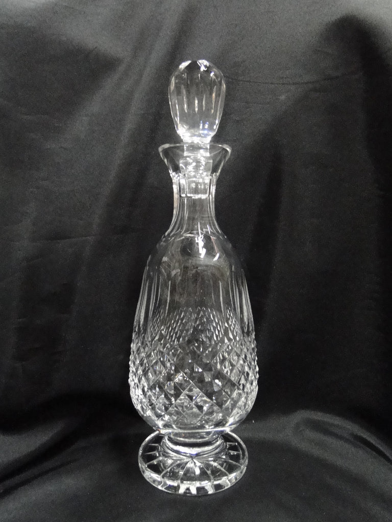 Waterford Crystal Colleen, Thumbprints: Brandy Decanter & Stopper, 13 Tall