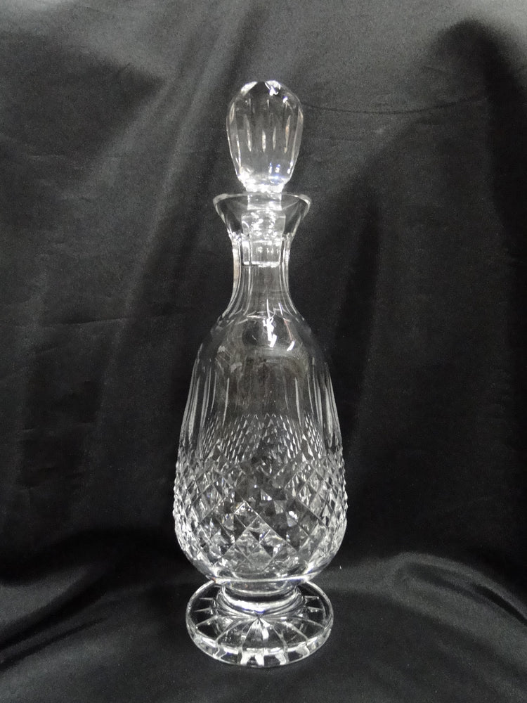 Waterford Crystal Colleen, Thumbprints: Brandy Decanter & Stopper, 13" Tall
