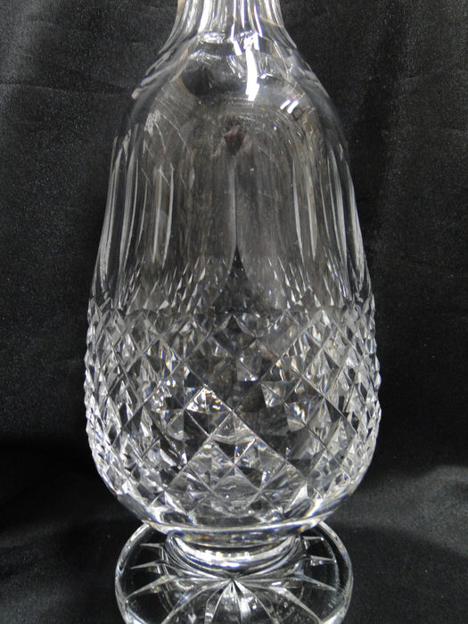 Waterford Crystal Colleen, Thumbprints: Brandy Decanter & Stopper, 13" Tall