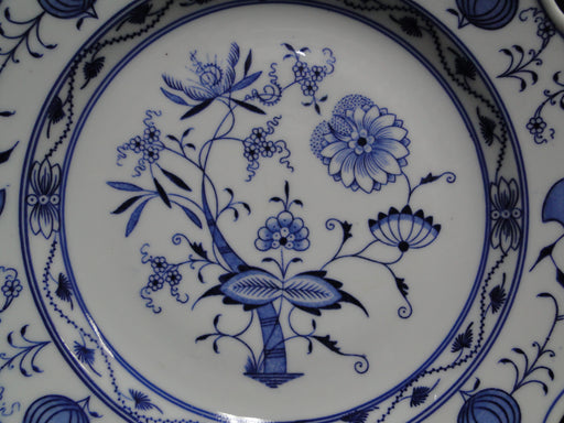 B Bloch & Co Blue Onion, Bohemia: Dinner Plate, 9 3/4", As Is