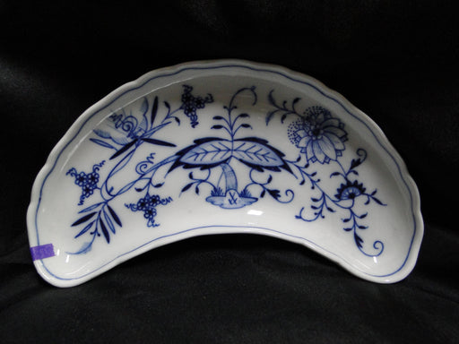 Meissen Blue Onion, "X" Backstamp 2 Slashes: Bone Plate, 7 1/8", As Is