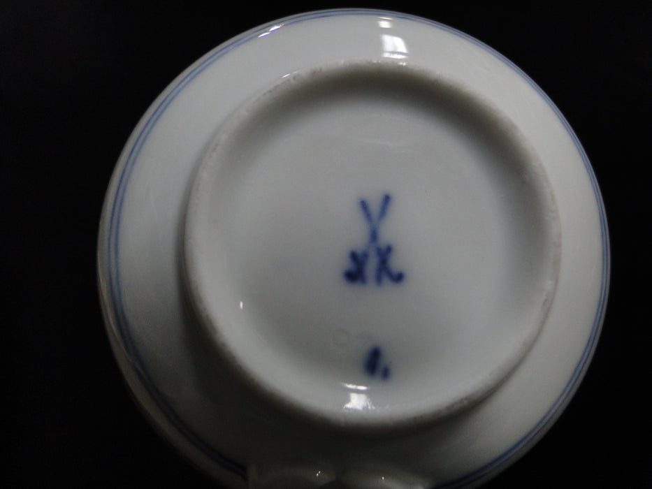 Meissen Blue Onion, "X" Backstamp: 2 1/2" Cup Only, As Is
