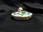 Herend Persil, Green Parsley: Teapot & Lid w/ Yellow Rose, 6 1/4" Tall