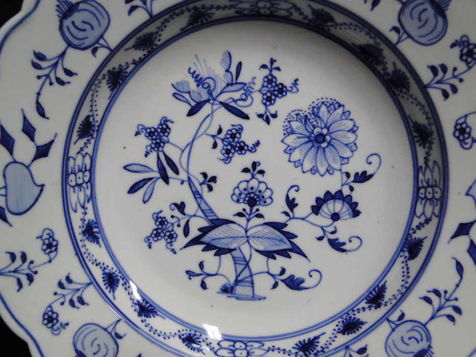 Teichert Meissen Blue Onion, Arrow Backstamp: Rim Soup Bowl (s), 9 3/4" As Is