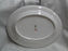 Wedgwood Columbia, White, Medallion, Green Trim: Oval Platter, 13 1/4" x 10"