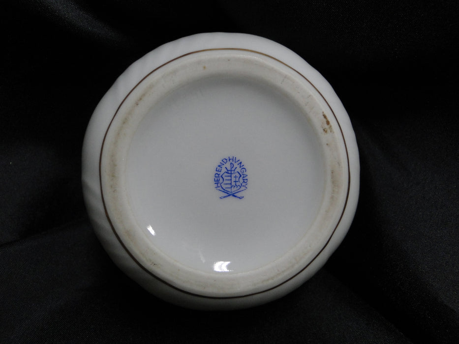 Herend Persil, Green Parsley: Sugar Bowl & Lid w/ Yellow Rose, 3 7/8"