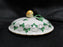 Herend Persil, Green Parsley: Sugar Bowl & Lid w/ Yellow Rose, 3 7/8"