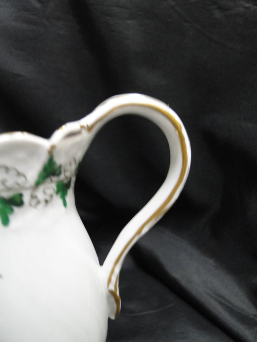 Herend Persil, Green Parsley: Creamer / Cream Pitcher, 4" Tall
