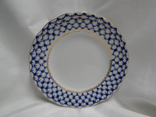 Lomonosov Cobalt Net, Russia, Blue & Gold: Dessert Plate (s), 7 1/8"