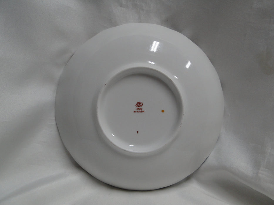 Lomonosov Cobalt Net, Russia, Blue & Gold: Cake Plate, 8 5/8"
