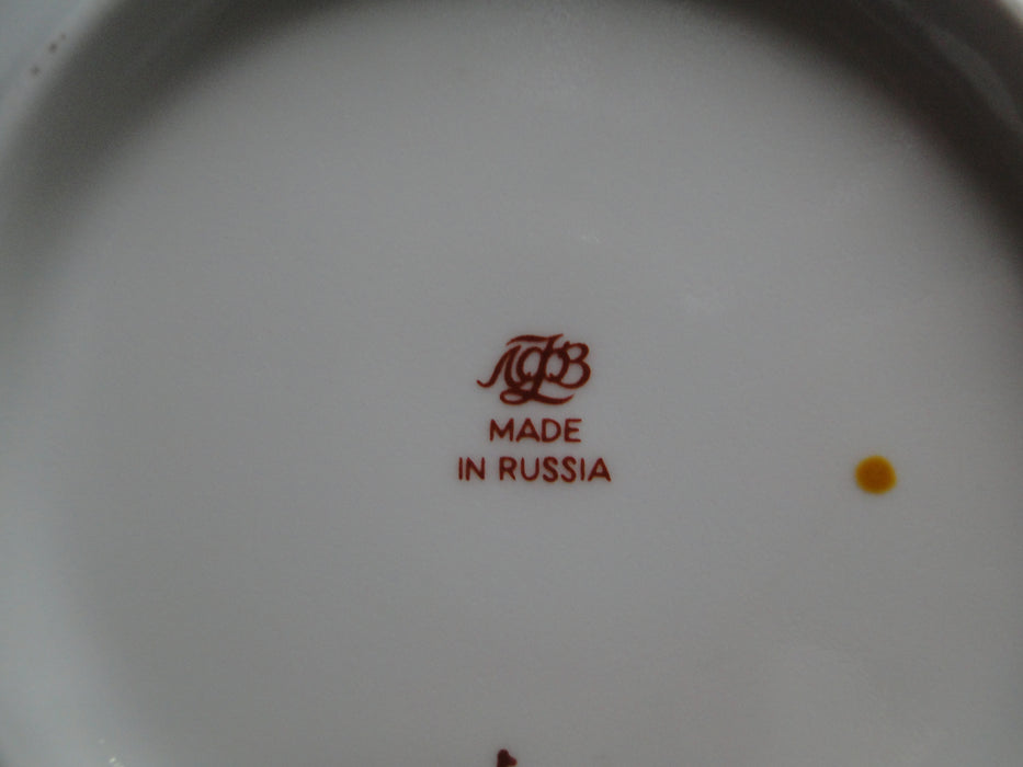 Lomonosov Cobalt Net, Russia, Blue & Gold: Cake Plate, 8 5/8"