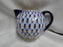 Lomonosov Cobalt Net, Russia, Blue & Gold: Creamer / Cream Pitcher, 3 1/2" Tall